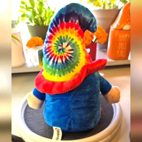 Goffa Tie Dye Rainbow Gnome Plush - Picture 6 of 6